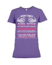 SORRY JUNGS Premium Fit Ladies Tee tile