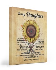 TO MY DAUGHTER 16x20 Gallery Wrapped Canvas Prints front