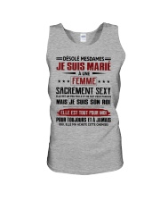 DÉSOLÉ MESDAMES JE SUIS MARIÉ Unisex Tank tile