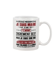 DÉSOLÉ MESDAMES JE SUIS MARIÉ Mug tile