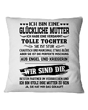 ICH BIN EINE GLUCKLICHE MUTTER Square Pillowcase tile