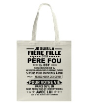 JE SUIS LA FIERE FILLE Tote Bag tile