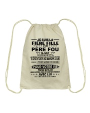 JE SUIS LA FIERE FILLE Drawstring Bag tile