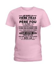 JE SUIS LA FIERE FILLE Ladies T-Shirt front