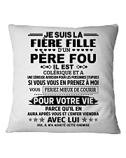 JE SUIS LA FIERE FILLE Square Pillowcase tile