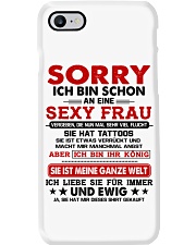 SORRY ICH BIN SCHON Phone Case tile