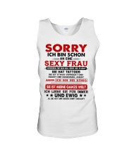 SORRY ICH BIN SCHON Unisex Tank tile