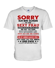 SORRY ICH BIN SCHON V-Neck T-Shirt tile