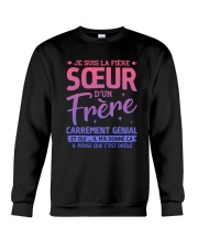 JE SUIS LA FIERE SOEUR D'UN FRERE Crewneck Sweatshirt tile