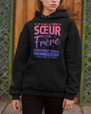 JE SUIS LA FIERE SOEUR D'UN FRERE Hooded Sweatshirt apparel-hooded-sweatshirt-lifestyle-03