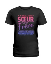 JE SUIS LA FIERE SOEUR D'UN FRERE Ladies T-Shirt tile