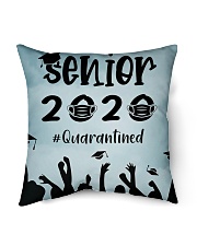 Facemask Senior 2020 quarantined Indoor Pillow - 16” x 16” thumbnail