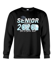 Class of 2020 getting real Crewneck Sweatshirt thumbnail
