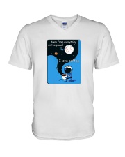 cofee love it V-Neck T-Shirt thumbnail