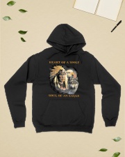 Heart Of A Wolf Soul Of An Eagle Hooded Sweatshirt lifestyle-unisex-hoodie-front-6