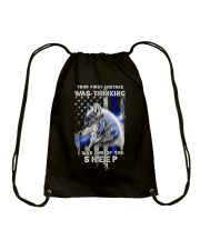 Police Your First Mistake Was Thinking Drawstring Bag tile