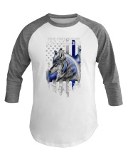 Police Your First Mistake Was Thinking Baseball Tee tile