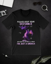 Please Keep Your Distance Nothing To Do With A Virus, I'm Just A Grouch, Gift For Dragon Lovers Classic T-Shirt lifestyle-mens-crewneck-front-16