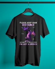 Please Keep Your Distance Nothing To Do With A Virus, I'm Just A Grouch, Gift For Dragon Lovers Classic T-Shirt lifestyle-mens-crewneck-front-3
