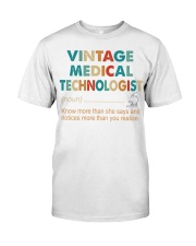 I Love Medical Technologist Classic T-Shirt front
