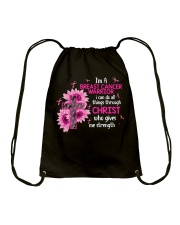 I'm A Breast Cancer Warrior Drawstring Bag tile