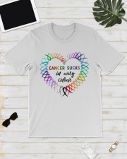 Cancer Sucks In Every Colour Classic T-Shirt lifestyle-mens-crewneck-front-17