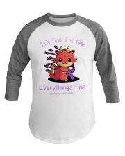It's Fine I'm Fine Baseball Tee tile