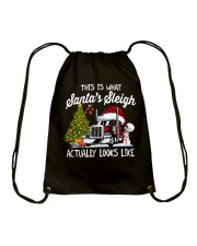 This Is What Santa's Sleigh Actually Looks Like, Gift For Truck Drivers Drawstring Bag tile