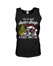 This Is What Santa's Sleigh Actually Looks Like, Gift For Truck Drivers Unisex Tank tile