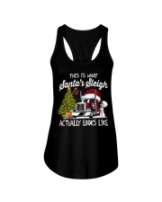 This Is What Santa's Sleigh Actually Looks Like, Gift For Truck Drivers Ladies Flowy Tank tile