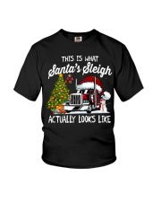 This Is What Santa's Sleigh Actually Looks Like, Gift For Truck Drivers Youth T-Shirt tile