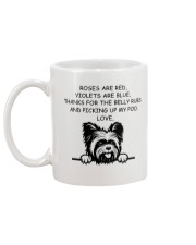 Yorkshire rose are red violets are blue mug Mug back