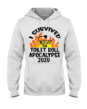 I survived toilet roll apocalypse 2020 shirt Hooded Sweatshirt thumbnail