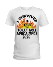 I survived toilet roll apocalypse 2020 shirt Ladies T-Shirt thumbnail