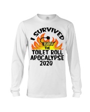 I survived toilet roll apocalypse 2020 shirt Long Sleeve Tee thumbnail