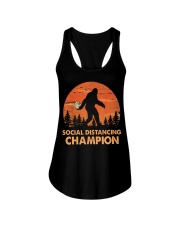 Bigfoot social distancing champion toilet paper Ladies Flowy Tank thumbnail