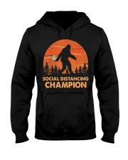 Bigfoot social distancing champion toilet paper Hooded Sweatshirt thumbnail