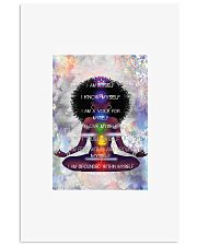 Yoga i am myself i know myself i am a voice for my 11x17 Poster front