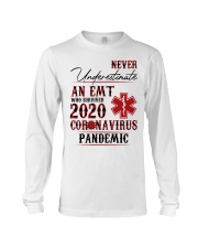 Never underestimate an emt who survived 2020 Long Sleeve Tee thumbnail