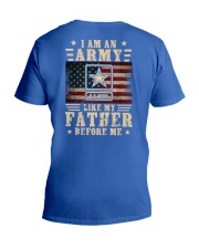 arm like my father V-Neck T-Shirt tile