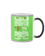 Fishing rodfather Color Changing Mug tile