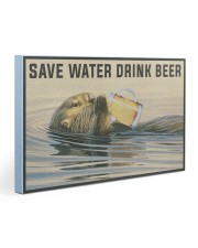 Save Water Drink Beer Gallery Wrapped Canvas Prints tile