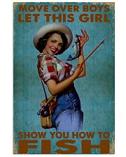 Fishing poster 11x17 Poster front