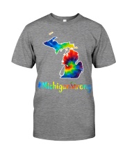 Michigan nurse Premium Fit Mens Tee tile