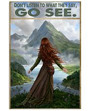Camping poster 11x17 Poster front