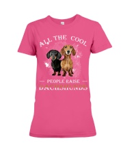 Dachshund Premium Fit Ladies Tee tile