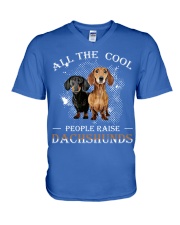 Dachshund V-Neck T-Shirt tile
