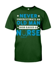 Nurse never understimate an old man Classic T-Shirt tile