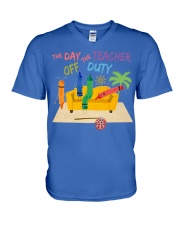 Teacher V-Neck T-Shirt tile