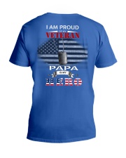veteran dad V-Neck T-Shirt tile
